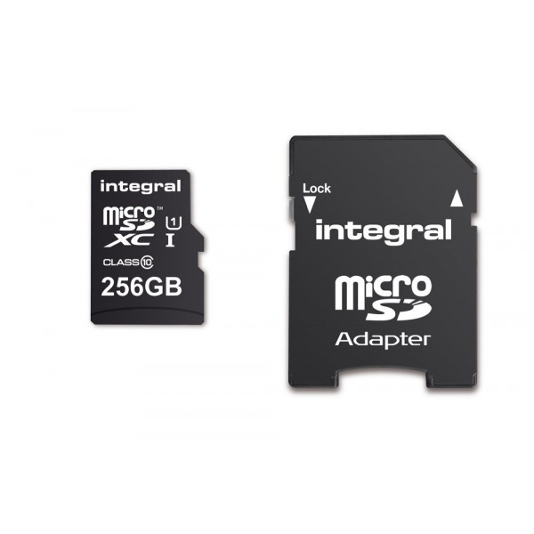 Integral 256 GB microSDXC Class 10 Speicherkarte für Smartphone und Tablet-33